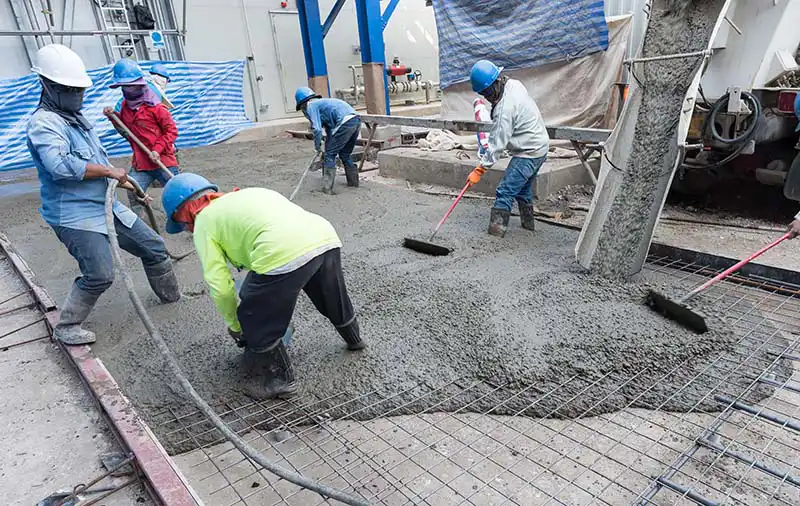 Concrete pouring